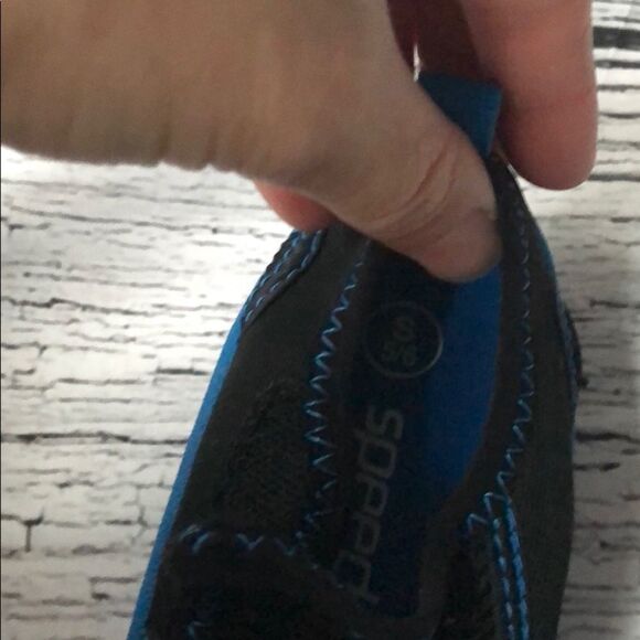 🍭4/$20 Speedo black and blue water swim shoes - 5 - Picture 4 of 4